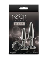 NS Novelties - Rear Assets Gunmetal Aluminium Anal Trainer Kit NS1179 CherryAffairs