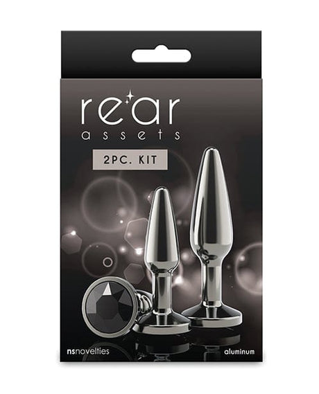 NS Novelties - Rear Assets Gunmetal Aluminium Anal Trainer Kit NS1179 CherryAffairs