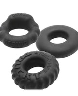 Oxballs - Bonemaker Night Edition Three-Piece Cock Ring Set – product image