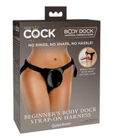 Pipedream - King Cock Elite Beginners Body Dock Strap On Harness (Black) – product image