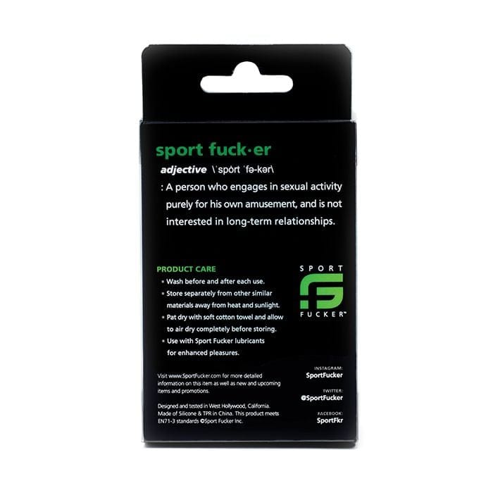 665 - Sport Fucker Cum Stopper Silicone Glans Ring and Flexible Probe (Grey) SF1008 CherryAffairs