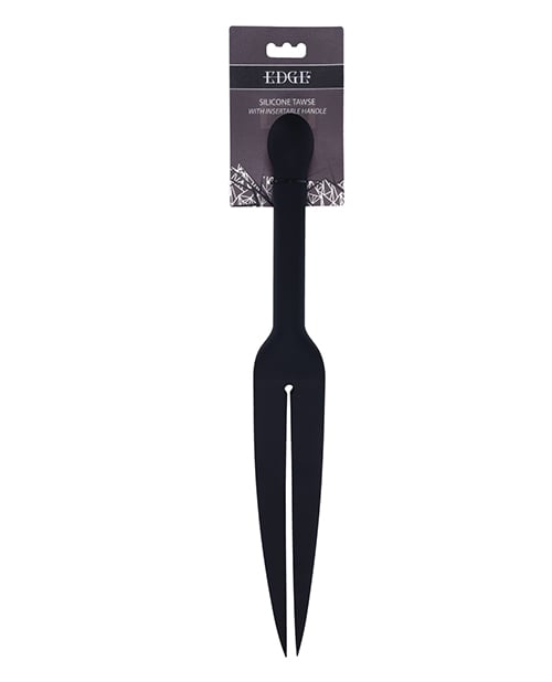Sportsheets - Edge Silicone Tawse Double Tail Impact Paddle (Black) – product image
