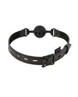 Sportsheets - Saffron Breathable Silicone Ball Gag (Black) – product view 3