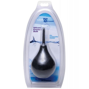 XR Brands - CleanStream Thin-Tip Silicone Anal Douche Bulb 225 ml (Black) – product image