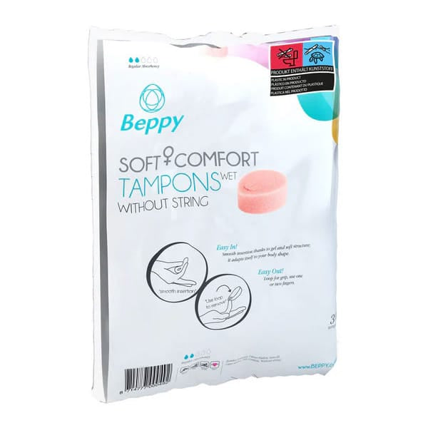 Beppy - Soft and Comfort Tampons Wet Without String BP1006 CherryAffairs