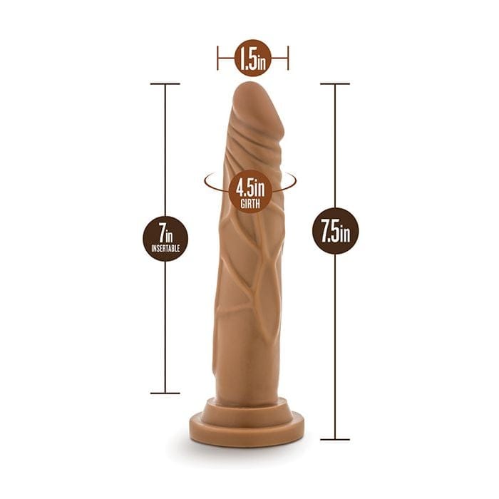 Blush Novelties - Dr Skin Realistic Suction Cup Basic Dildo CherryAffairs