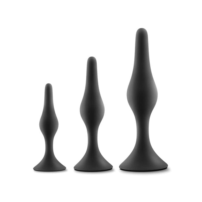 Blush Novelties - Luxe Beginner Anal Plug Kit (Black) BN1195 CherryAffairs