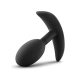 Blush Novelties - Luxe Wearable Vibra Slim Anal Plug Small (Black) BN1152 CherryAffairs