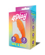 Bodywand - 4 Play Suck & Buzz Clitoral Vibrator (Orange) BW1030 CherryAffairs