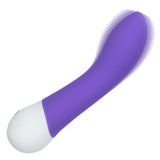 CalExotics - Basic Essentials Rechargeable Curved G Spot Vibrator (Purple) CE2183 CherryAffairs