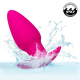 CalExotics - Basic Essentials Rechargeable Tapered Vibrating Probe (Pink) CE2185 CherryAffairs