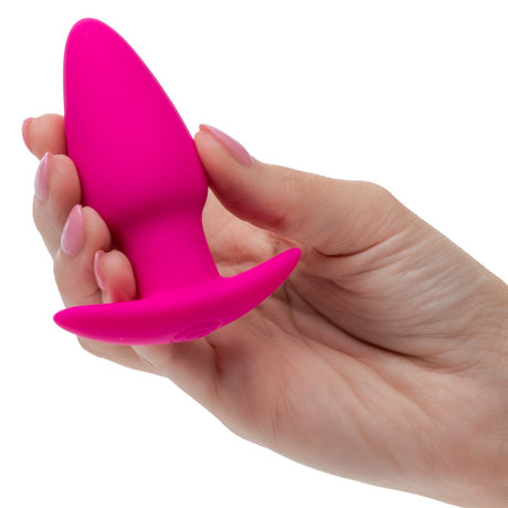 CalExotics - Basic Essentials Rechargeable Tapered Vibrating Probe (Pink) CE2185 CherryAffairs