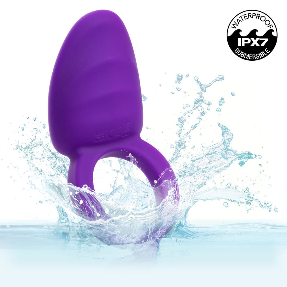 CalExotics - Closer Ring Passion Rechargeable Vibrating Cock Ring (Purple) CE2150 CherryAffairs