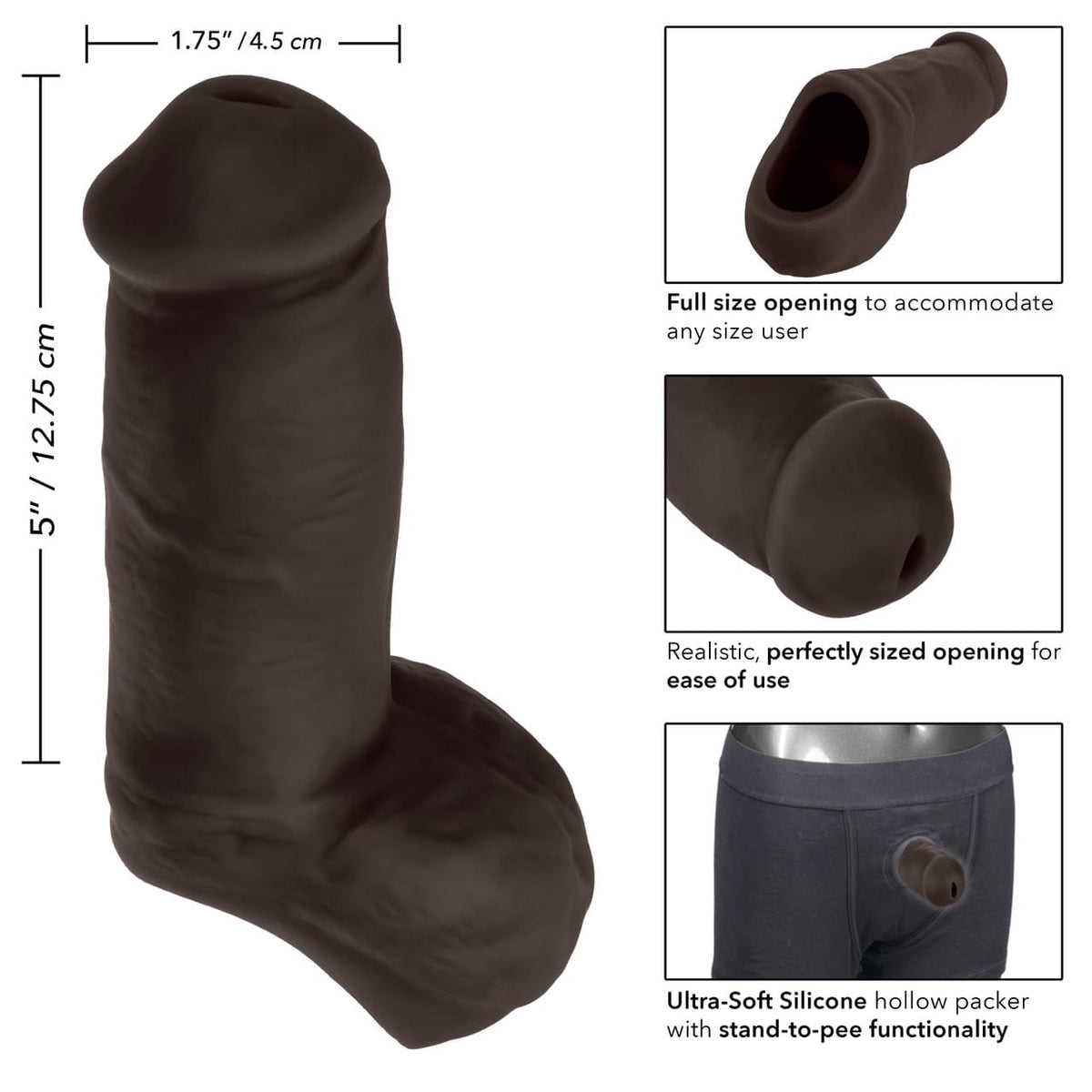 CalExotics - Packer Gear 5-Inch Ultra-Soft Silicone STP Packer CherryAffairs