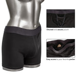 CalExotics - Packer Gear Boxer Brief with Packing Pouch 2XL/3XL (Black) CE2165 CherryAffairs
