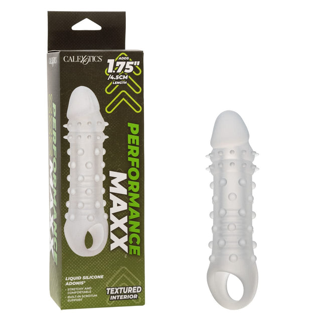 CalExotics - Performance Maxx Liquid Silicone Adonis Extension Sleeve (Clear) CE2191 CherryAffairs