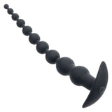 CalExotics - Rechargeable X-10 Extended Vibrating Anal Beads (Black) CE2193 CherryAffairs