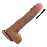 CalExotics - Working Stiff Thrusting Jack Hammer Suction Dildo (Brown) CE2248 CherryAffairs