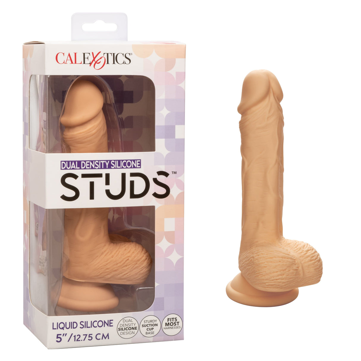 California Exotics - Dual Density Silicone Studs Realistic Dildo CherryAffairs