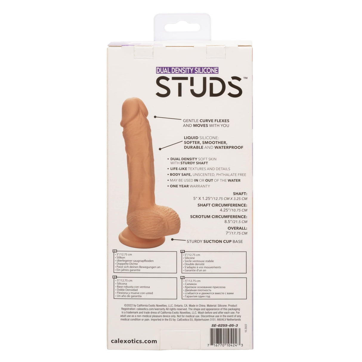 California Exotics - Dual Density Silicone Studs Realistic Dildo CherryAffairs