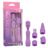 California Exotics - First Time Rechargeable Travel Teaser Kit Vibrator (Purple) CE2140 CherryAffairs