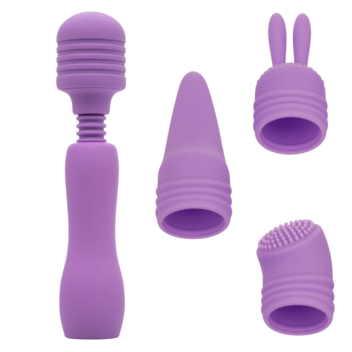 California Exotics - First Time Rechargeable Travel Teaser Kit Vibrator (Purple) CE2140 CherryAffairs