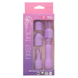 California Exotics - First Time Rechargeable Travel Teaser Kit Vibrator (Purple) CE2140 CherryAffairs