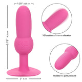 California Exotics - First Time Vibrating Beaded Probe Anal Plug (Pink) CE2060 CherryAffairs