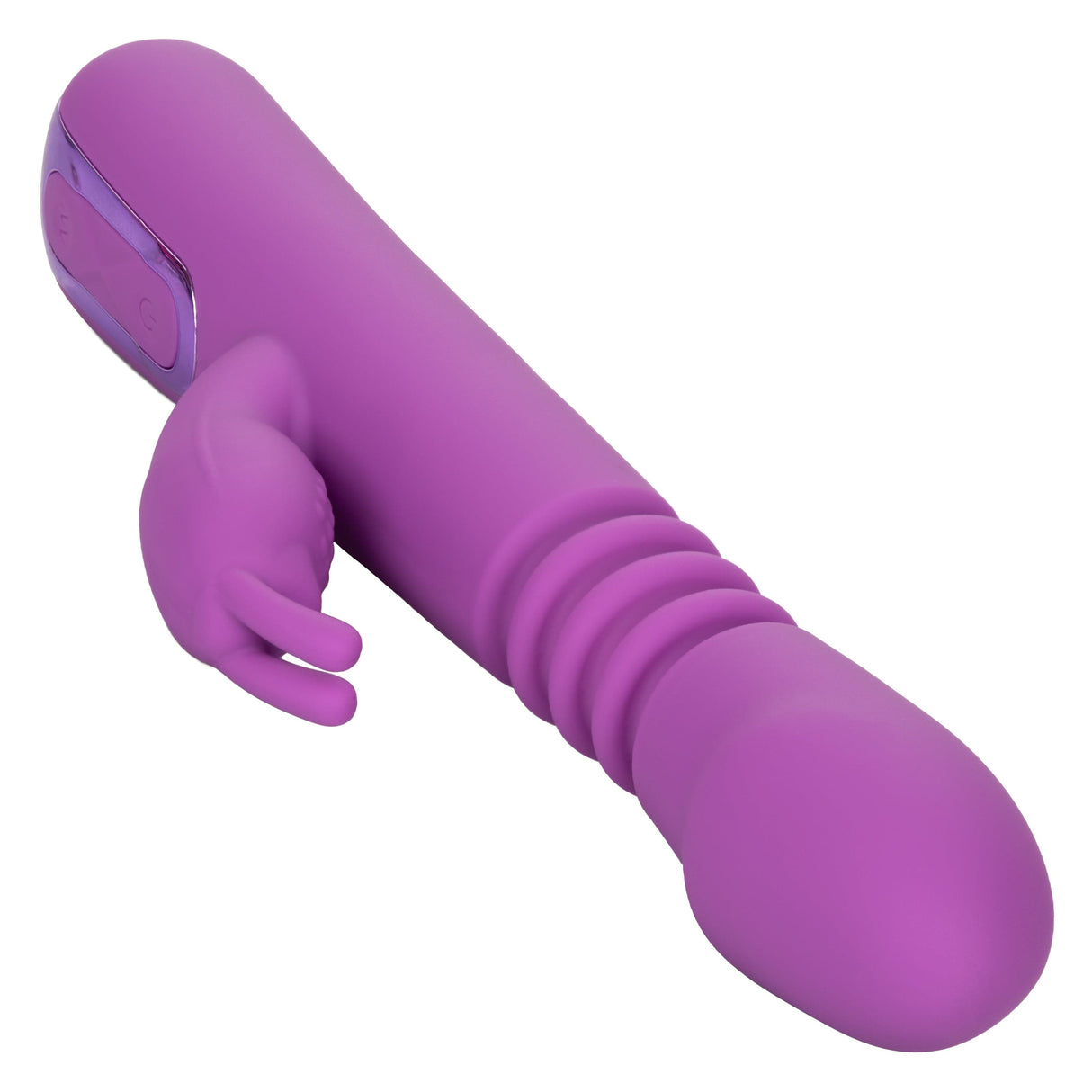 California Exotics - Jack Rabbit Elite Thrusting Rabbit Vibrator (Purple) CE2031 CherryAffairs