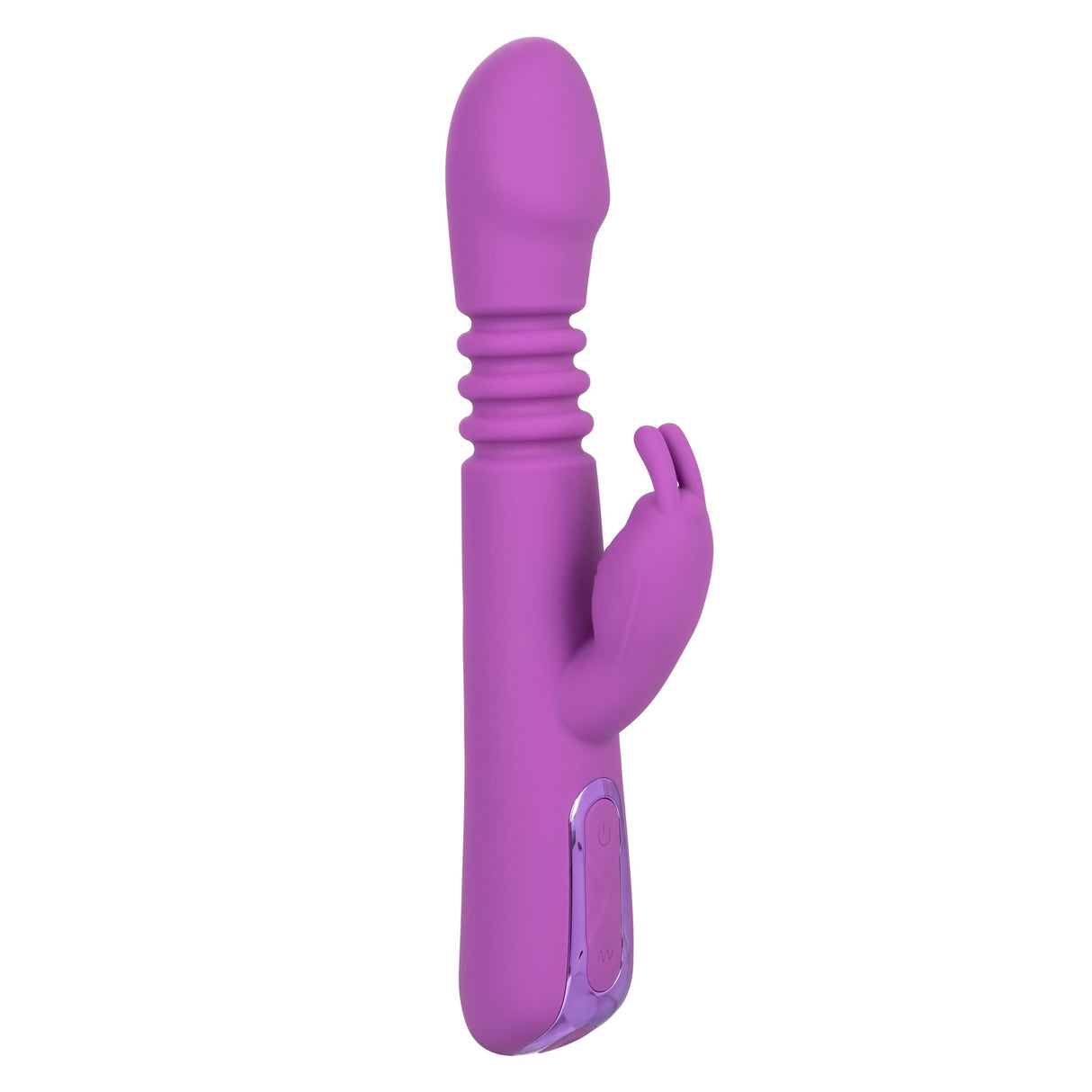 California Exotics - Jack Rabbit Elite Thrusting Rabbit Vibrator (Purple) CE2031 CherryAffairs