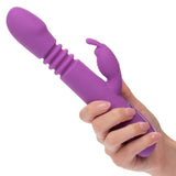 California Exotics - Jack Rabbit Elite Thrusting Rabbit Vibrator (Purple) CE2031 CherryAffairs