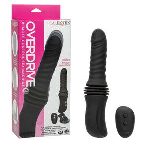 California Exotics - Overdrive Remote Control Sex Machine Thrusting Vibrator (Black) CE2122 CherryAffairs