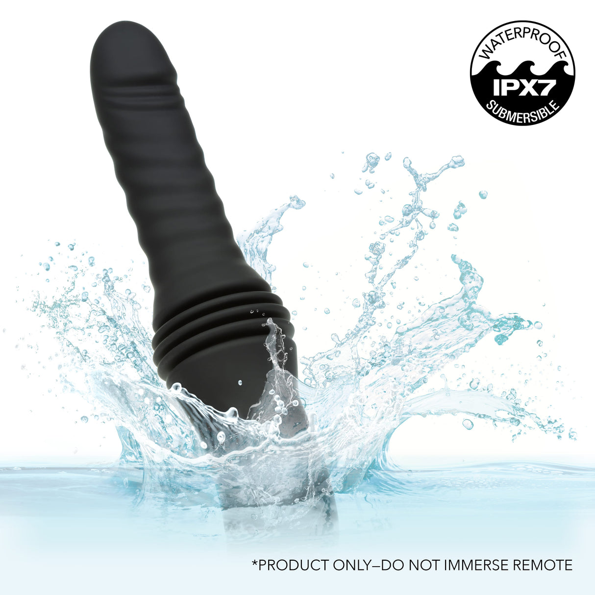 California Exotics - Overdrive Remote Control Sex Machine Thrusting Vibrator (Black) CE2122 CherryAffairs
