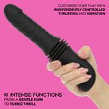 California Exotics - Overdrive Remote Control Sex Machine Thrusting Vibrator (Black) CE2122 CherryAffairs