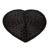 California Exotics - Radiance Heart Pasties Nipple Covers (Black) CE2016 CherryAffairs