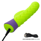 California Exotics - Rave Dragon G Rabbit Vibrator (Green) CE2112 CherryAffairs