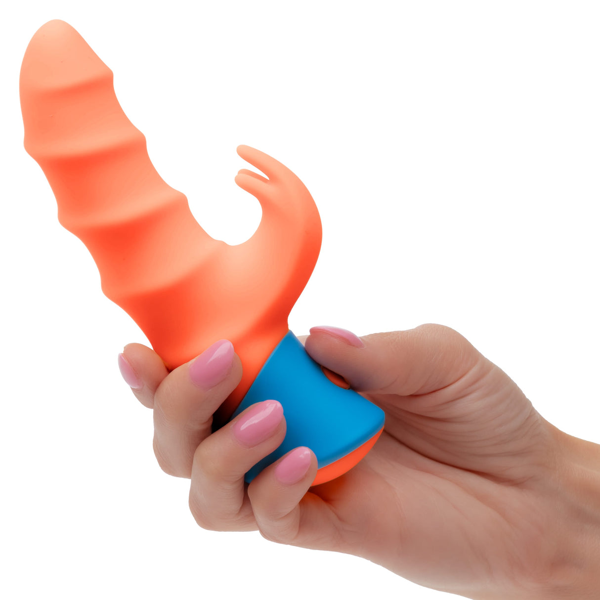 California Exotics - Rave Tickler Rabbit Vibrator (Orange) CE2111 CherryAffairs