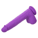 California Exotics - Rechargeable Gyrating and Thrusting Silicone Studs Realistic Dildo with Balls 9.5" (Purple) CE2045 CherryAffairs