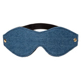 California Exotics - Ride 'em Premium Denim Collection Eye Mask (Blue) CE2087 CherryAffairs