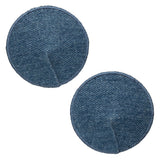 California Exotics - Ride 'em Premium Denim Collection Round Pasties Nipple Covers (Blue) CE2090 CherryAffairs