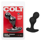 Colt - Dual Power Probe Vibrating Anal Plug (Black) CO1040 CherryAffairs