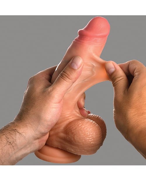 Curve Novelties - Jock Real Skin 20.3 cm Silicone Suction Dildo (Beige) CN1011 CherryAffairs