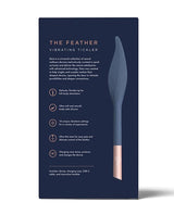 Deia - The Feather Rechargeable Clitoral Vibrator (Blue) DEI1001 CherryAffairs