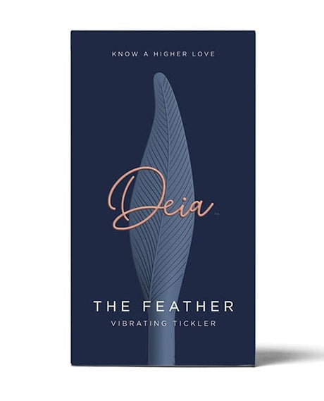 Deia - The Feather Rechargeable Clitoral Vibrator (Blue) DEI1001 CherryAffairs