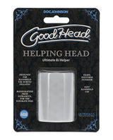 Doc Johnson - GoodHead Helping Head 5.1 cm Oral Masturbation Sleeve (Clear) DJ1213 CherryAffairs
