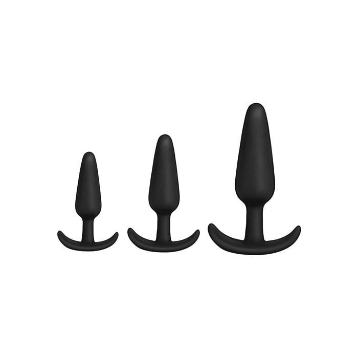 Doc Johnson - Mood Naughty 1 Anal Trainer Set of 3 (Black) DJ1222 CherryAffairs