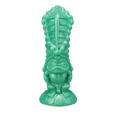Doc Johnson - Polynesian Pleasures Pleasure Idols Mala Maona Earth Idol Vibrating Dildo with Remote (Jade) DJ1197 CherryAffairs