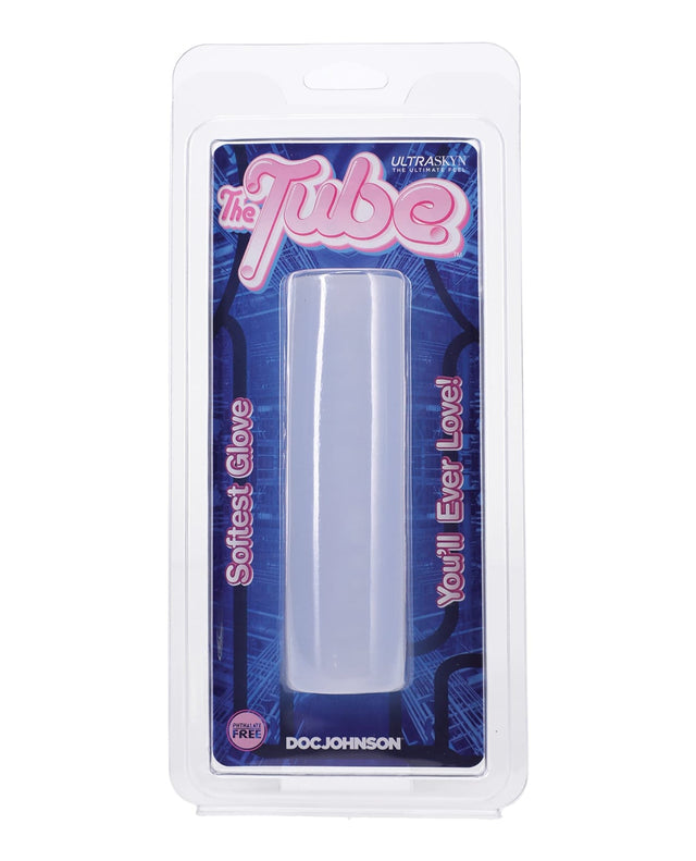 Doc Johnson - The Tube Love Glove Textured Masturbation Sleeve (Clear) DJ1227 CherryAffairs