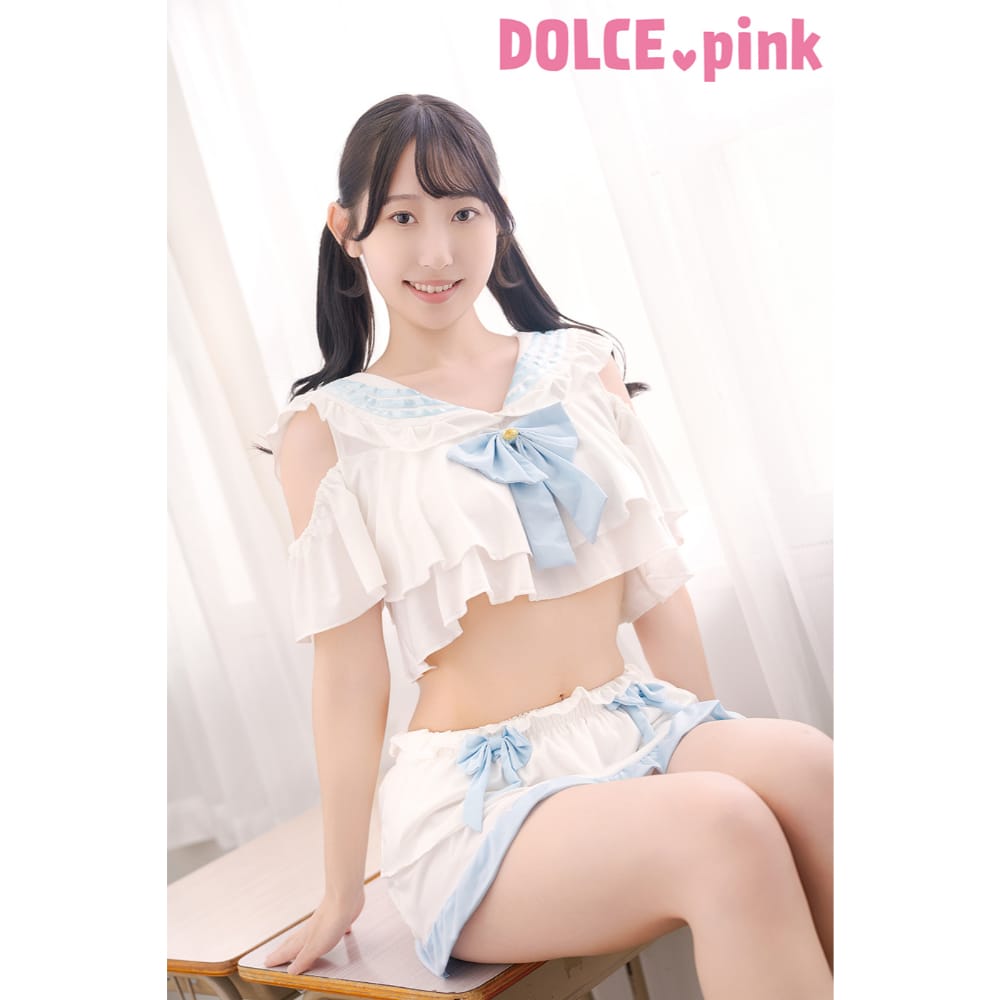 Dolce -  School Sailor Cute and Sexy Costume (White) OT1286 CherryAffairs