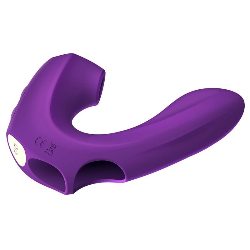 Erocome - Pictor Vibrating Sucking Finger Massager (Purple)    Clit Massager (Vibration) Rechargeable